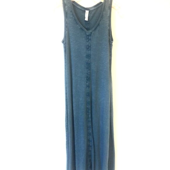 Daily Practice Anthropologie Lounge Midi Dress‎ Blue Denim Size XS - Picture 2 of 5
